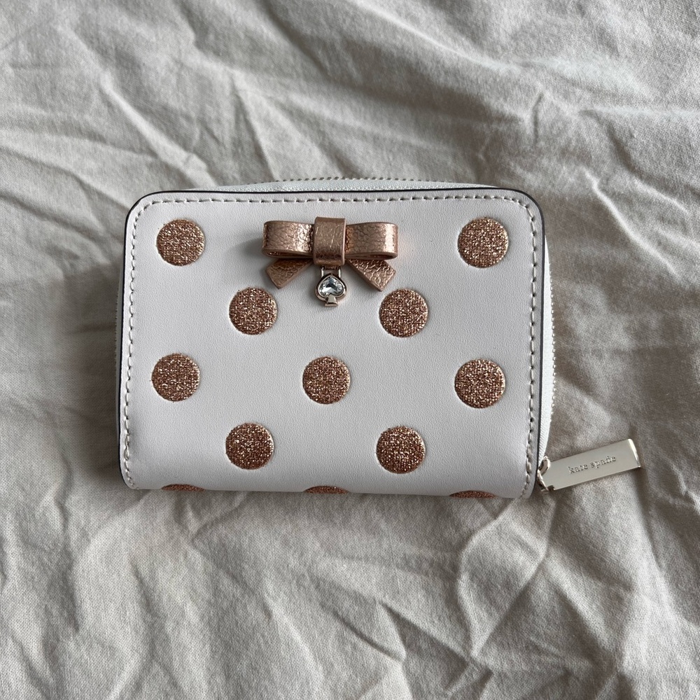 NWT Kate Spade Wrapping Party Small Zip Wallet
